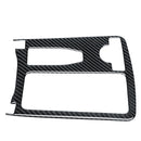 Carbon Fiber Center Water Cup Holder Frame Cover Trim For Benz C Class W204 2008-2013