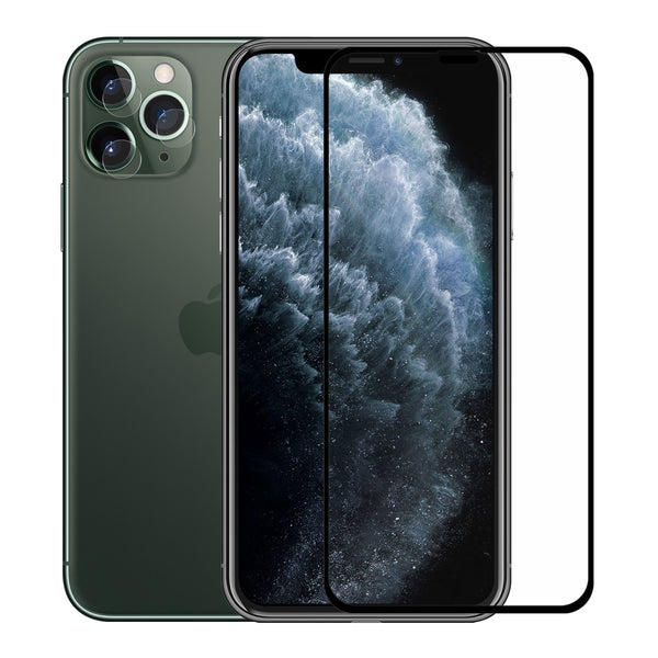 Enkay Full Glue Tempered Glass Screen Protector + Rear Camera Lens Protector for iPhone 11 Pro Max