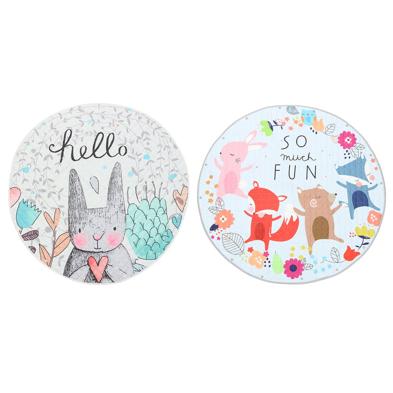 Soft Cotton Baby Kids Game Gym Activity Play Mat Crawling Blanket Floor Rug Baby Play Mat