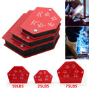 25LBS 50LBS 75LBS Hexagon Welding Corner Magnetic Holder Soldering Welding Locator Tool