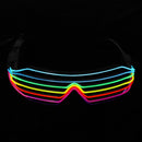 LED Glow EL Glasses Party Flashing Festival Neon Wire Bar Party Light Up Blink Goggles
