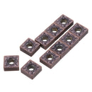 Machifit 10pcs SNMG120408 MA Carbide Inserts SNMG432 Cutter for Lathe Turning Tool Holder