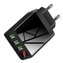 Bakeey 3.1A Three Port LED Display Fast Charging USB Charger Adapter For iPhone XS 11 Pro Huawei P30 Pro Mate 30 5G Xiaomi 9Pro S10+ Note 10