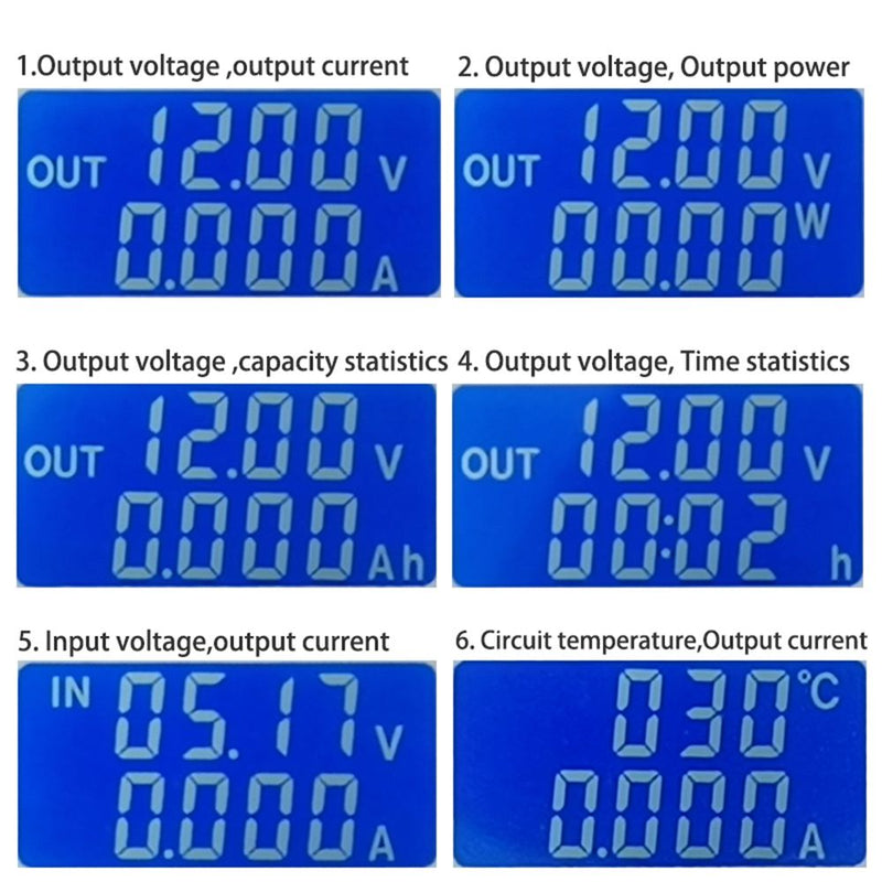 CNC USB TYEPE-C DC DC Converter CC CV 4-13V to 1-30V 2A 15W Power Module Adjustable Regulated Power Supply QC2.0 3.0