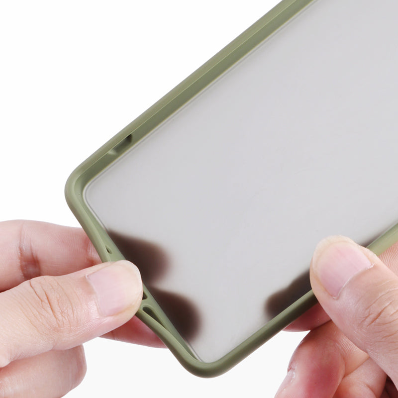 For OnePlus 7 Pro Case Bakeey Armor Shockproof Anti-fingerprint Matte Translucent Hard PC&Soft TPU Edge Protective Case