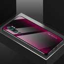 Bakeey Carbon Fiber Gradient Color Tempered Glass Protective Case for Xiaomi Mi Note 10 / Xiaomi Mi Note 10 Pro / Xiaomi Mi CC9 Pro