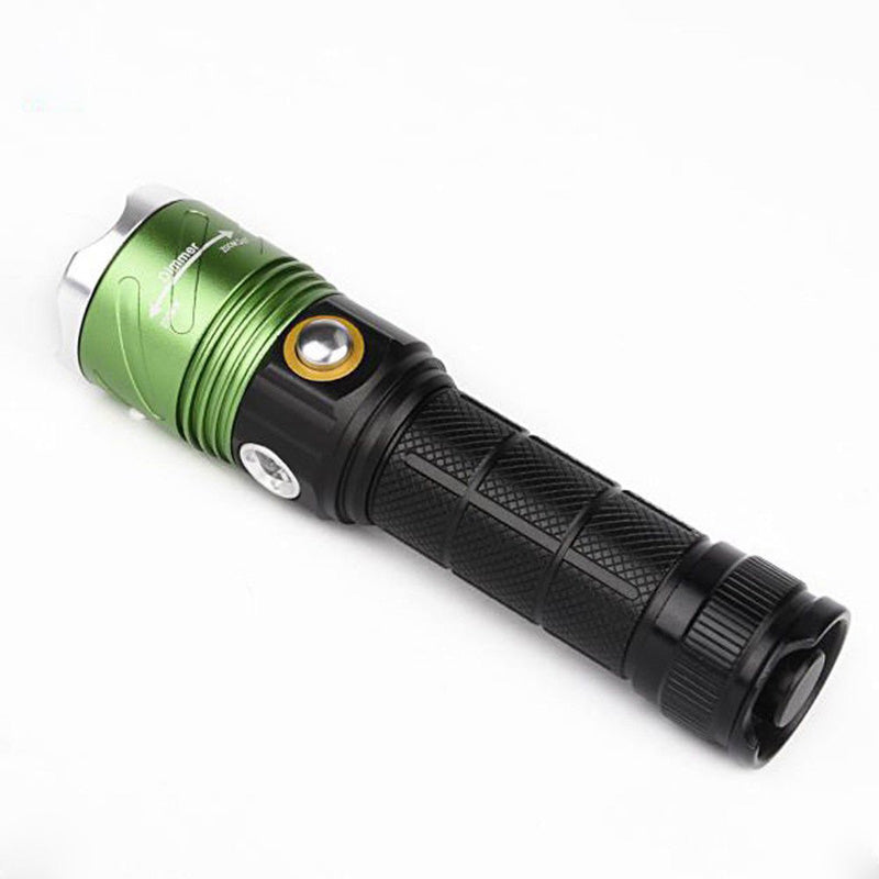 U King ZQ-X1032G  T6 1000LM 3Modes UV Zoomable LED Flashlight 18650