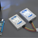 SAMZHE SATA Power Cable 4 PIN IDE SATA Splitter 0.2m HDD SDD Cable for Computer Connection