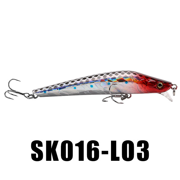 SeaKnight SK016 1PC 10g 95mm 0-0.4m Depth Minnow Fishing Lure Floating Wobblers Hard Bait
