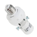 LUSTREON AC100-240V 60W E27 to E27 Rotatable Infrared PIR Motion Sensor Bulb Socket Lampholder
