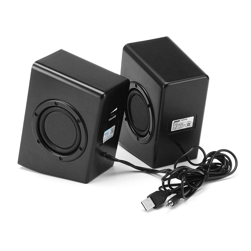 SADA V-15 Computer Speaker 2PCS Portable Wired Speakers Stereo Bass Home Soundbar