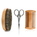 6Pcs/Set Beard Grooming & Trimming Kit Brush Comb Scissors Styling Mustache Care