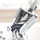 Zuoyun X-type Microfiber Floor Mop Hand-free Wash Flat Mop Manual Extrusion Mop Spin Household Cleaning Tool