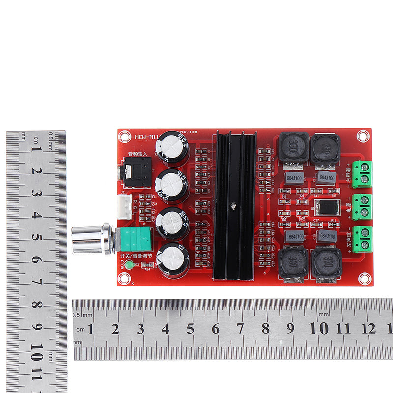5pcs 2x100W XH-M190 TPA3116 D2 Dual Channel Digital Audio Amplifier Board for  TPA3116D2 Two Channel Module 100W+100W 12-24V
