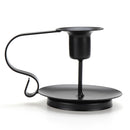 Retro Iron Taper Candle Holder Candlestick Stand Candlelight Dinner Decorations