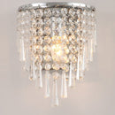 E14 LED Crystal Wall Lamp Modern Home Bedroom Chandelier Sconce Lamp Indoor Fixture