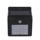 Solar Power 8 LED Security Wall Light PIR Motion Sensor Outdoor Waterproof Lamp
