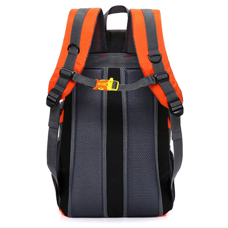 Extra Large Nylon Backpack With USB Port Travel Hiking Camping Waterproof Motorcycle Bike Riding Bag