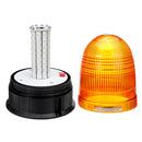 DC12-24V 80LED Magnetic Roof Rotating Flash Amber Beacon Strobe Tractor Warning Signal Light