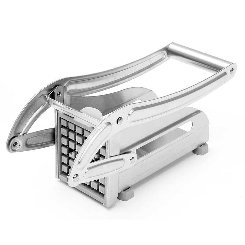 Stainless Steel French Fry Potato Cutter Maker Slicer Chopper Dicer with 2 Blades Vegetable Cutter