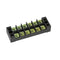 Excellway TB-2506 600V 25A 6 Position Terminal Block Barrier Strip Dual Row Screw Block Covered W/ Removable Clear Plastic Insulating Cover