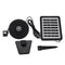 1.5W 180L/H LED Solar Fountains Pump Pond Pool Fish Tank Bird Bath Water Pump built in Battery Floating Kit with 4 Sprinkler Heads