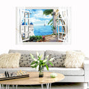 Miico FX82012 Mediterranean Landscape Wall Sticker Window Printing Home Decorative Wall Stickers
