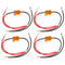 4pcs 12V 25w 8.2 ohm Indicator Light Resistor Flasher Relay Motorcycle Car Aluminum