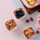 Kalar 2/4Pcs Set Baby Infant Food Container Silicone Glass Tableware Lunch Fruit Storage Box from xiaomi youpin