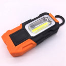 Portable 3W COB Outdooors Camping Work Emergency Lamp Magnet Hook Torch Flashlight