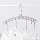 IPRee Magic Retractable Folding Cloth Hanger Portable Anti-slip Clothing Storage Drying Racks