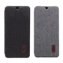 Bakeey Flip Shockproof Fabric Soft Silicone Edge Full Body Protective Case For Xiaomi Redmi Note 8 Pro