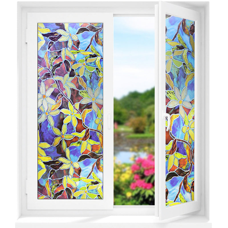 45x200cm Privacy Glass Film Static Cling Anti-UV Home Door Window Sticker Decoration