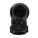 OD 14mm Rigid Tube Fittings 90 Degree Hard Tube Compression Fittings Connectors For Water Cooling