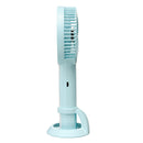 2 In 1 Portable Mini Handheld Desktop USB Fan 3 Modes Wind Speed Air Cooling Fan Outdoor Travel