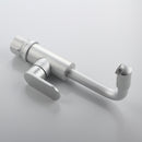 Space Aluminum Kitchen Sink Faucet Hot and Cold Water Mixer Tap Rotatable Lead-free