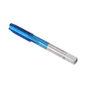 Drillpro 5Pcs M3-M8 Blue Coated Machine Screw Tap Drill Set Straight Flute Metric Thread Tap Drill Bit