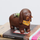 Honana HG-GP4 Creative Akita Dog Husky Dachshund Flower Pot Cartoon Plant Decoration Pot