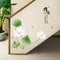 Miico SK9338 Lotus Painting Stickers Living Room And Bathroom Decorative Wall Sticker