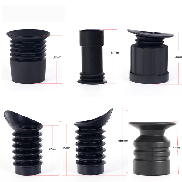 ohhunt Hunting Riflescope Lens Rubber Eyeshade 4 Types Tactical Optics Sight Eye Protector Cover Scalability Sight Eyeguard