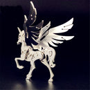 Steel Warcraft 3D Puzzle DIY Assembly Unicorn Toys DIY Stainless Steel Model Building Decor 6*4.4*6.2cm