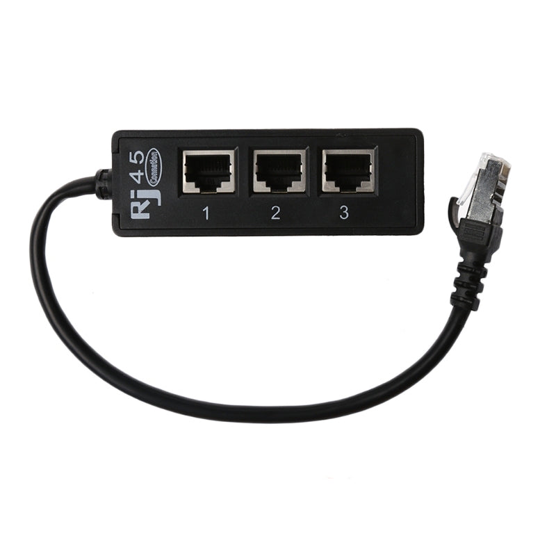 LAN Ethernet Cable Splitter Network RJ45 1 Male To 3 Female Networking Connector Networking Splitter Adapter Cable