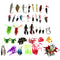 ZANLURE 141pcs/set Fishing Lure Kit Hooks Crankbait Plastic Worms Jigs Artificial Baits With Box