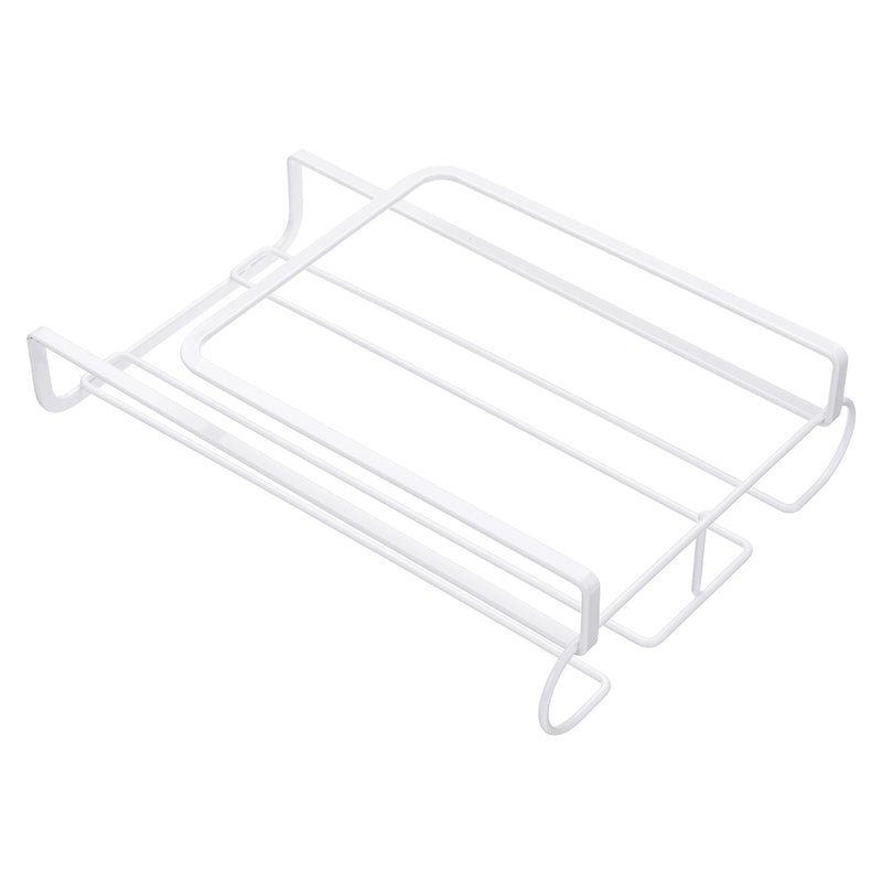 White Metal Fresh Bar Champagne Wine Glass Holder Rack Storage Cabinet Hanging