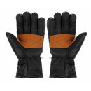 Leather Rechargeable Battery Electric Heated Gloves Hands Winter Warmer Outdoor Motorcycle