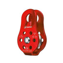 26KN Outdoor Double Axis Double Pulley Rock Climbing Aerial Work Lifting Pulley Belay