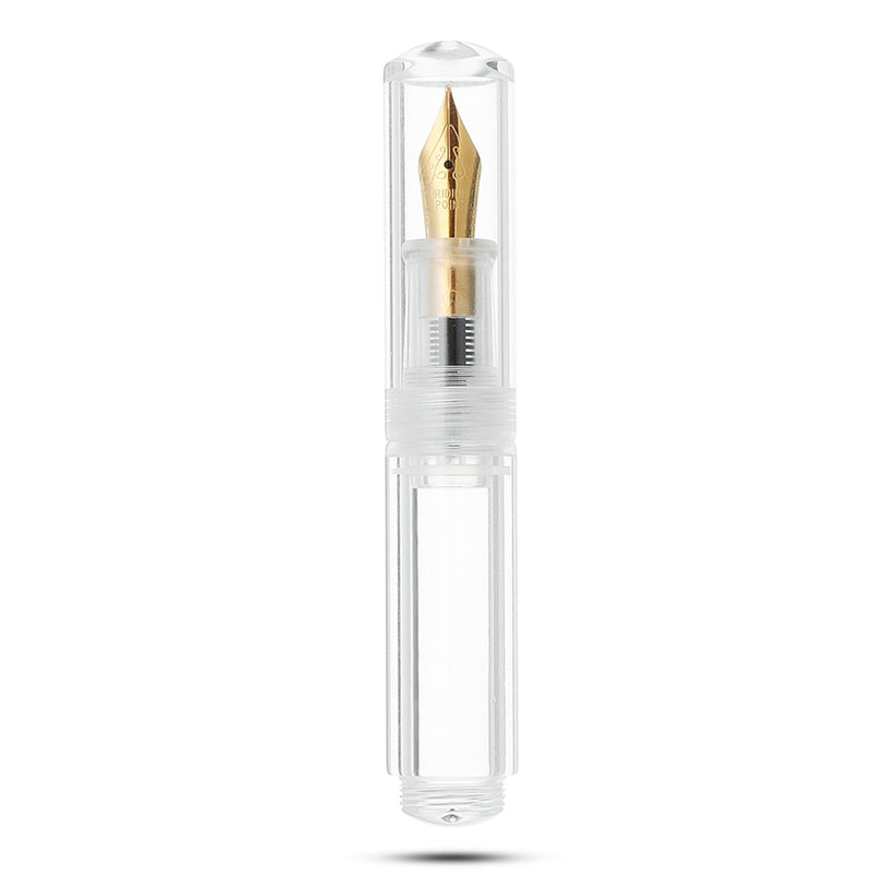 MOONMAN Wancai 0.5mm Iridium Fine Nib Transparent Fountain Pen Mini Ink Sac For Office School Use