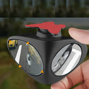 3R Car Double Side Blind Spot Rearview Mirror HD 360 Wide Angle Reversing Auxiliary Mirror