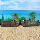 3.7 Inch Egyptian Pharaoh Miniature Figurine Resin Coffin Craft Ornament Home Decorations