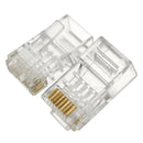 1000PCS Cat 6  8C8P Gold Plated RJ45 Ethernet Network Connector Adapter for Router TV Box